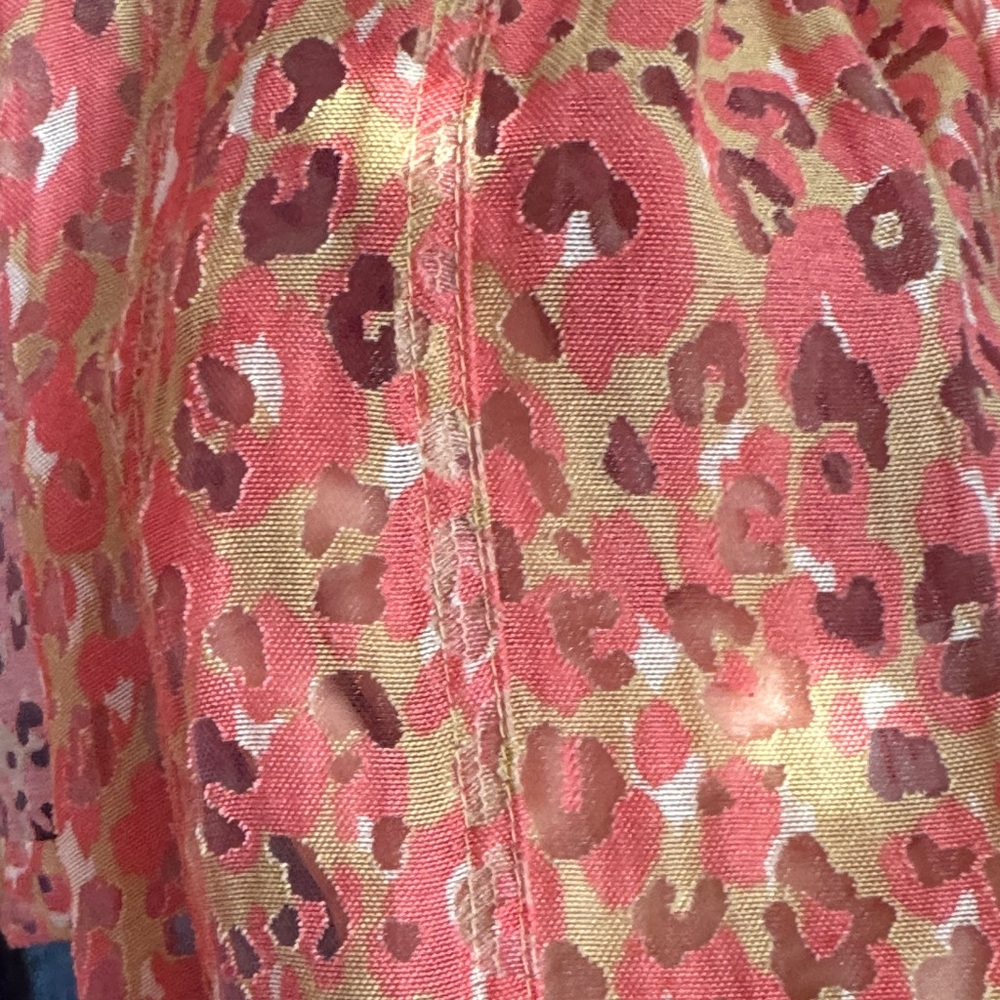 Ruby Rd. Vibrant Pink Patterned Layering Jacket S… - image 2